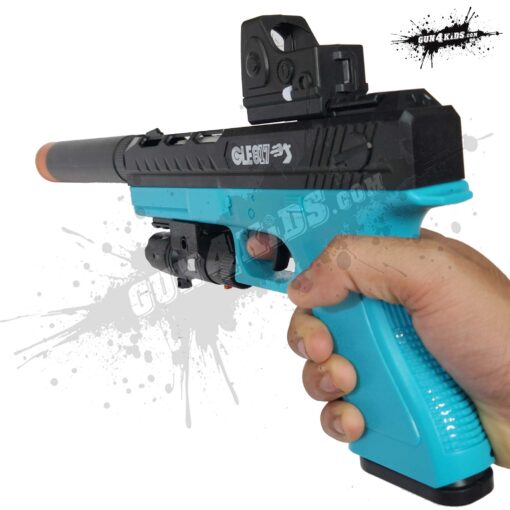 Mô Hình Súng Glock Xanh