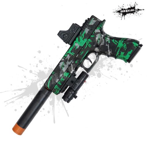 Mô Hình Súng Glock Xanh Lá